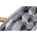 Feu clignotant plat 3 led r65 r10 12 - 24 v amio - 02297
