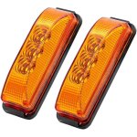 Feu de gabarit lat�ral �tanche, 2 pi�ces led voyant de feu de balisage lat�ral 24 v, auto feux lat�raux ...