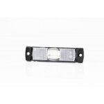 Feux de gabarit led blanc + connectique qs075 - 12 / 24v