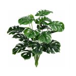Shining house - feuilles de palmier artificielles plantes faux faux monstera tortue feuille tropicale ...