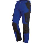 Fhb - pantalon de travail florian, taille 56, bleu roi / noir