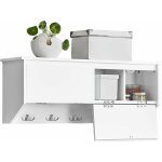 Sobuy - fhk24 - w portemanteau mural meuble d'entre vestiaire portant  vtements tagre murale avec ...
