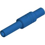 Fiche banane femelle de scurit  de la broche: 4 mm sks hirschmann kun s 934096102 bleu 1 pc(s)