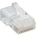 Fiche modulaire m�le lumberg p 303 rj50 m�le, droit rj48 transparent 1 pc(s) d26618