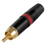 Fiche rca plaqu�e or neutrik