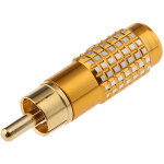Rs pro - fiche rca mâle, montage sur câble droit, contacts plaqués or ( prix pour paquet de 5 ) Rs pro - fiche rca mâle, montage sur câble droit, contacts plaqués or ( prix pour paquet de 5 )