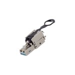Bkl electronic - fiche rj45, sans outil, easy pull, stp, cat cat 6a 10121203 mle, droit nombre de ples ...