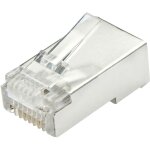 Lindy - fiche rj45 stp cat 62406 mâle, droit nombre de pôles 8 transparent 10 pc(s) Lindy - fiche rj45 stp cat 62406 mâle, droit nombre de pôles 8 transparent 10 pc(s)