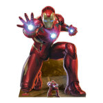 Figurine en carton marvel - iron man hauteur 133 cm