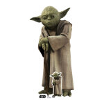 Figurine en carton ? yoda - star wars - haut 76 cm Figurine en carton ? yoda - star wars - haut 76 cm