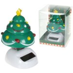 Figurine solaire sapin de noel