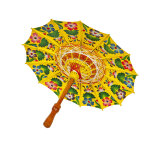 Fijalo - parapluie java peint en jaune Fijalo - parapluie java peint en jaune