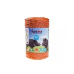 Gemi elettronica - fil de clture lectrique clture lectrifie 500 mt 6 mm pour animaux chevaux chiens ...