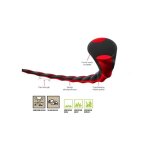 Fil dbroussailleuse ovale torsade terramax rouge / noir 3 mm / 35cm oregon 636768