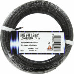 Fil �lectrique h07 v - u 1, 5 mm� 10 noir
