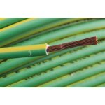 Fil lectrique rs pro, 50 2, 5 mm 13 awg, 750 v, zro halogne vert / jaune, 100m ( prix pour bobine ...