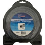 Fil nylon carr� avec aluminium 3 mm 50 m - kawapower