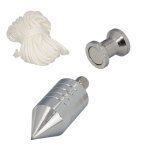 Fil � plomb professionnel avec �crou magn�tique, 400 grammes