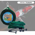 Le poisson qui jardine - filet 3 x 4 anti h�ron et anti feuilles pour bassins de jardin et �tangs - vert ...