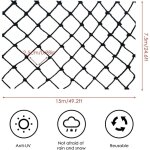 Filet anti oiseaux 7. 5 x 15 m, filet protection oiseaux, jardin filet arbre fruitier avec 10 pcs piquets ...