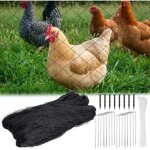 Filet anti - oiseaux de 7, 6 x 15, 2 m avec maille carr�e de 2, 5 cm, filet de jardin r�utilisable pour ...