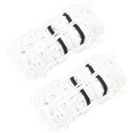 Filets � foin 2 pcs carr� blanc 75x75 cm pp vidaxl