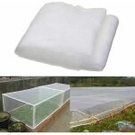 Filet de protection anti - insectes en maille fine pour jardin. serre. plantes. fruits. fleurs. cultures ...
