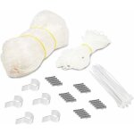 Filet de protection chat sans percer filets de s�curit� pour chat transparent. crochets, chevilles, corde ...