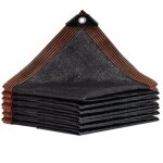 Filet protection solaire 50%, coupe - vent voiles avec oeillets � abat - jour en maille r�sistante bloquer ...