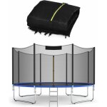 Filet de securite pour trampoline 244 cm, filet de trampoline 6 poteaux, resistant aux uv, double fermeture ...