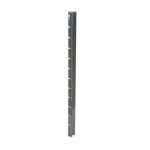 Poteau � encoches gris 0, 67 m en acier thermolaqu� ? compatible panneaux rigides filiaclos ? vendu � ...