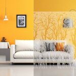 Film adh�sif d�coratif arbre et feuilles d�polis - 152 cm x 2 m - en rouleau - dimexact