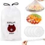 Film alimentaire reutilisable , 200 pi�ces sac de conservation alimentaire - charlotte alimentaire reutilisabl ...