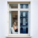 Film anti regard pour fen�tre � petit vitrage vis - � - vis proche - bleu - 152 cm x 0. 5 m - en rouleau ...