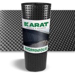 Film � bulles protection contre l'humidit� et l'humidit� noir, 50 x 2000 cm