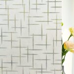 Film de confidentialité pour fenêtre film de porte en verre dépoli croisé autocollants de fenêtre décoratifs ... Film de confidentialité pour fenêtre film de porte en verre dépoli croisé autocollants de fenêtre décoratifs ...