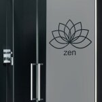 Ambiance - sticker - film fenêtre anti regard occultant - zen fleur de lotus - stickers autocollant brise ... Ambiance - sticker - film fenêtre anti regard occultant - zen fleur de lotus - stickers autocollant brise ...
