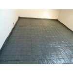 Ecobud - film plastique d'�tanch�it� sous - dalle en poly�thyl�ne noir 300, 6mx25m 110�m