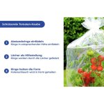 Lot de 2 housses de protection pour tomates wenko mini serre de protection anti pluie et parasites, climat ...