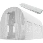 Film pour tunnel de jardin 2x3, 5m (7m2) blanc plonos