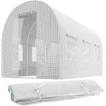 Film pour tunnel de jardin 2x3m (6m2) blanc plonos