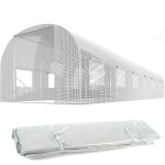 Film pour tunnel de jardin 3x6m (18m2) blanc plonos Film pour tunnel de jardin 3x6m (18m2) blanc plonos