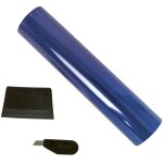 Films vitres teintees bleu 20x150cm