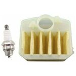 Filtre  air avec bougie dallumage pour trononneuse husqvarna 340 345 346 350 351 353 remplace 537024003 ...