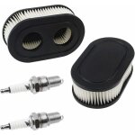 Filtre  air briggs & stratton 798452 et 5432 - pices de moteur pour tondeuse  gazon 593260 avec 2 ...