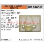 Filtre  air dolmar pour trononneuse 109 111 115 ps 43 52 046567