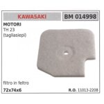 Filtre à air en feutre kawasaki taille - haie th 23 014998 Filtre à air en feutre kawasaki taille - haie th 23 014998
