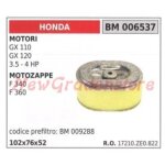 Filtre � air honda moteurs gx 110 120 3. 5 4 hp motoculteur f 340 360 006537