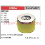Filtre  air honda moteur gx 340 370 390k1 006767