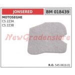 Filtre à air jonsered pour tronçonneuse cs 2234 2238 018439 545061801 Filtre à air jonsered pour tronçonneuse cs 2234 2238 018439 545061801